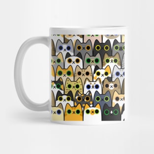 Pile Of Kitties Print Mug